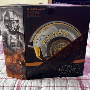 STAR WARS Black Series Trapper Wolf Electronic Helmet Mandalorian Collectible